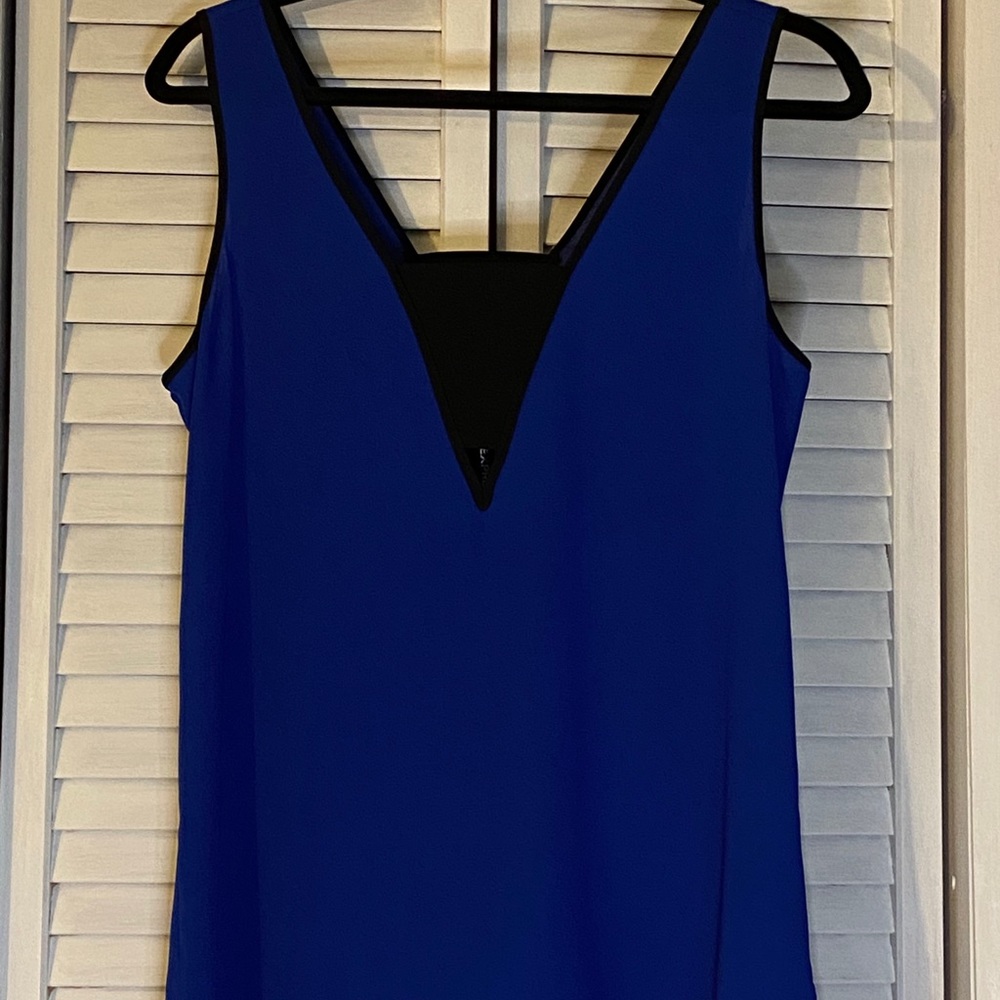 Express Blue V-Top